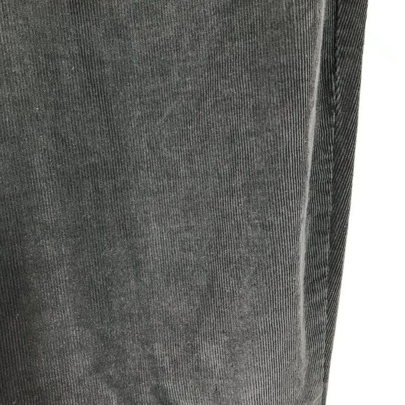 Eddie Bauer Boyfriend Fit Corduroy Pants Women's Plus Size 16 Gray Relaxed Leg - Picture 3 of 13
